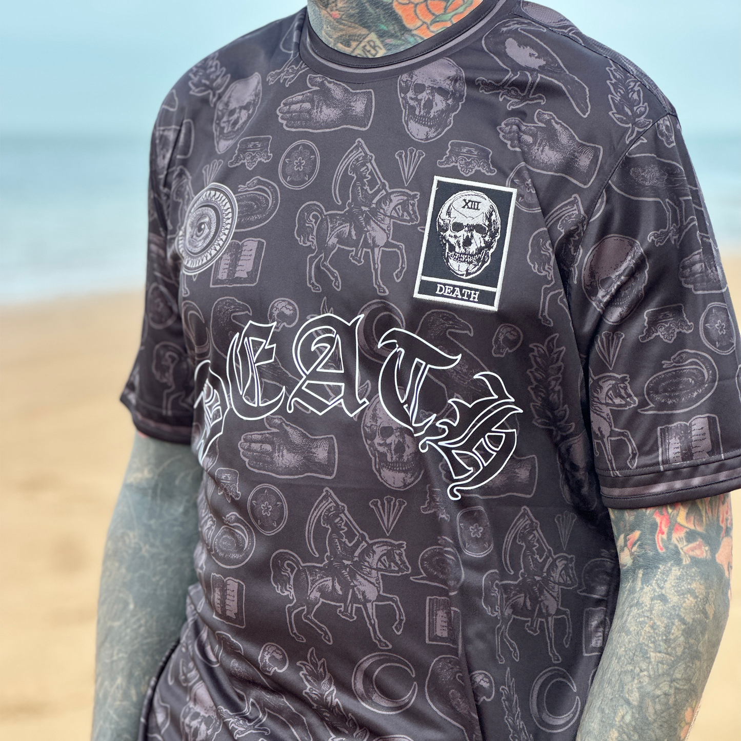 Death Tarot Football Top