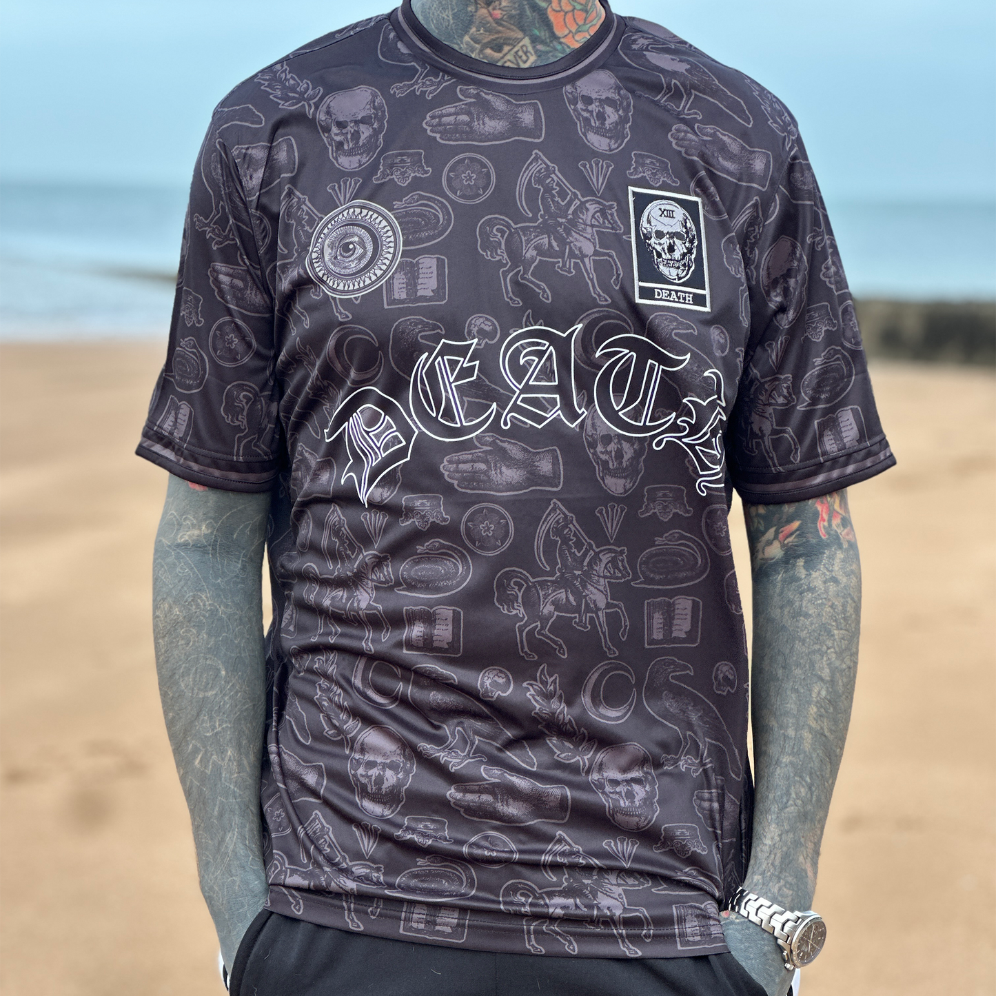 Death Tarot Football Top