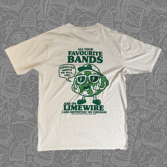 Limewire Heavyweight T-Shirt White
